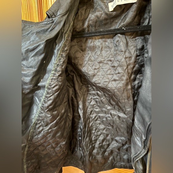 Whistles Black Leather Jacket - Picture 5 of 10